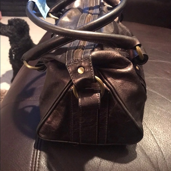 SOLD BURBERRY Bronze Purse - Picture 4 of 7